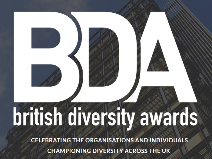 Outcome shortlisted at British Diversity Awards